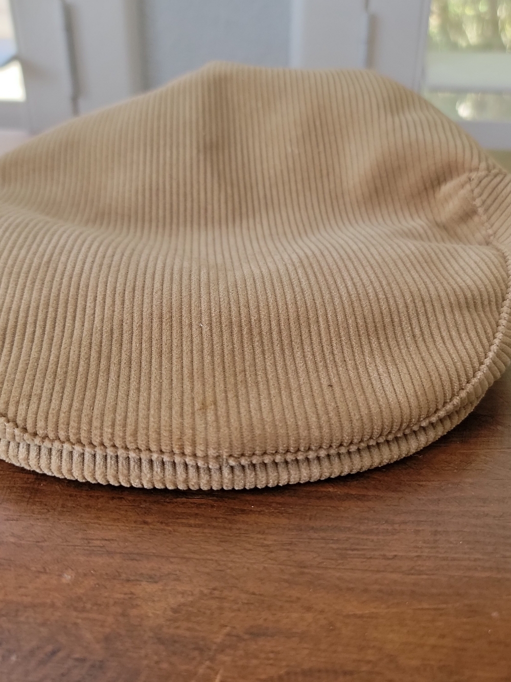 Country Gentleman Men's Corduroy Trav'ler Cap in Light Tan SZ 7 1/4